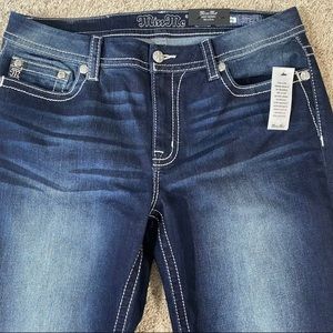Miss Me Easy Skinny 33W NWT Button Flap Pockets
